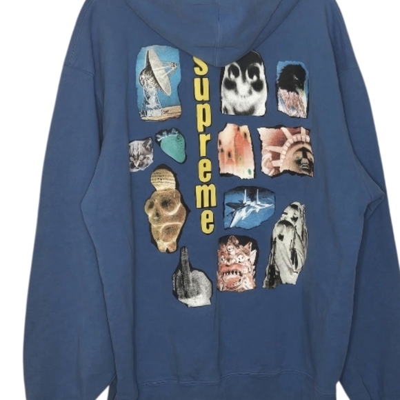 Surpreme Men's Invert Graphic Art By Weirdo Dave Pullover Hooded Sweatshirt 2XL - Picture 3 of 10